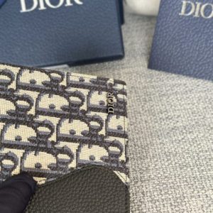 Replica Dior Jacquard Wallet Oblique - top-rated replica designer bag
