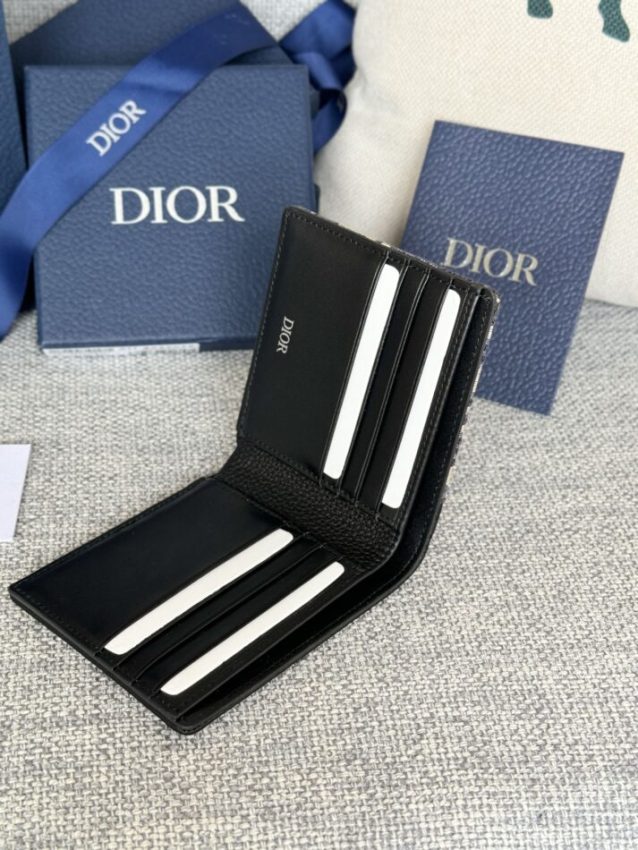 Replica Dior Jacquard Wallet Oblique - premium-grade designer purse dupe