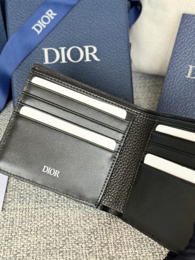 Replica Dior Jacquard Wallet Oblique - high-end fake designer purse