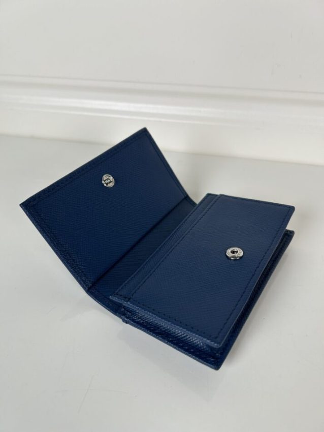 Replica Prada Saffiano Wallet Blue - ultra-realistic fake designer tote
