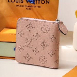 Replica Louis Vuitton Zipper Coin Purse Pink - realistic designer-inspired fake bag