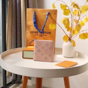 Replica Louis Vuitton Zipper Coin Purse Pink - top-tier luxury replica shoulder bag