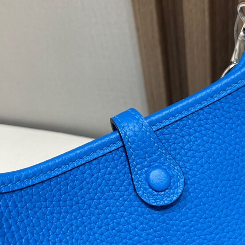 Replica Hermes Evelyne II TPM Deep Blue - ultra-realistic fake designer tote