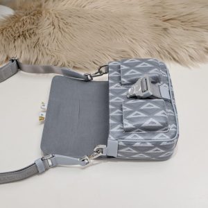 Replica Dior Hit the Road messenger bag grey - 1:1 designer replica handbag
