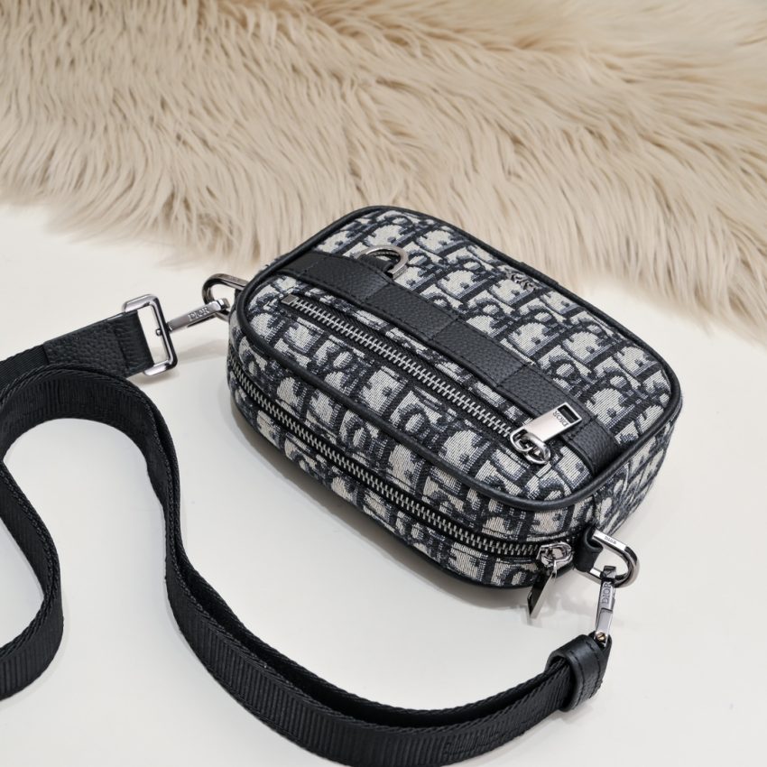 Replica Dior Safari Bag with Strap Oblique - realistic designer-inspired fake bag