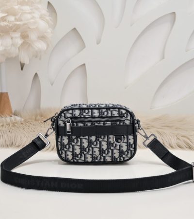 Replica Dior Safari Bag with Strap Oblique - premium 1:1 fake handbag model