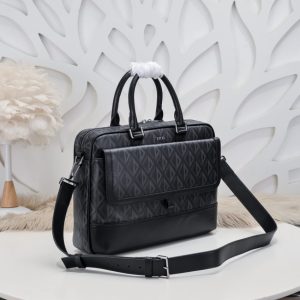 Replica Dior Hit the Road Briefcase Black - high-quality designer bag clone