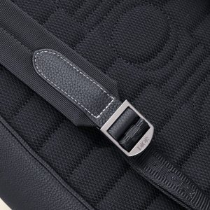 Replica Dior Saddle Backpack Black With Flap - top-tier luxury replica shoulder bag