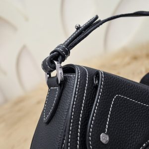Replica Dior Saddle Messenger Black - near-authentic luxury replica handbag