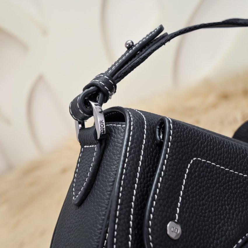 Replica Dior Saddle Messenger Black - near-authentic luxury replica handbag