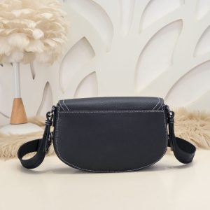 Replica Dior Saddle Messenger Black - top-tier luxury replica shoulder bag