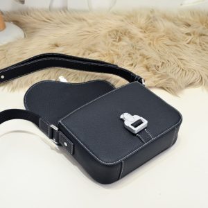 Replica Dior Saddle Messenger Bag Black - premium-grade designer purse dupe