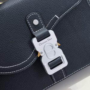 Replica Dior Saddle Messenger Bag Black - elite superclone designer purse