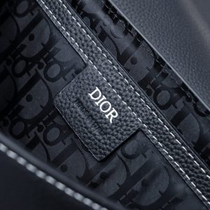 Replica Dior Saddle Messenger Bag Black - high-end fake designer purse
