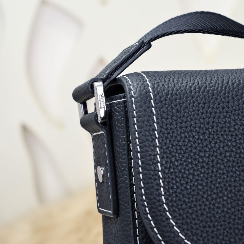 Replica Dior Saddle Messenger Bag Black - best quality luxury bag dupe