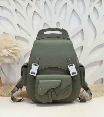 Replica Dior Maxi Gallop Backpack Green - realistic designer-inspired fake bag