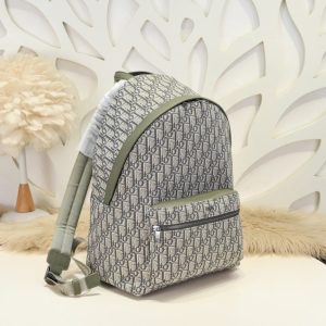 Replica Dior Rider Backpack Khaki Dior Oblique Jacquard - realistic designer-inspired fake bag