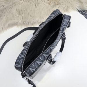 Replica Dior Zipped Briefcase Grey - high-quality designer bag clone