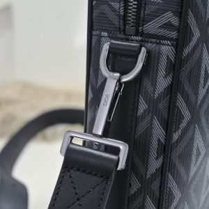 Replica Dior Zipped Briefcase Grey - near-authentic luxury replica handbag