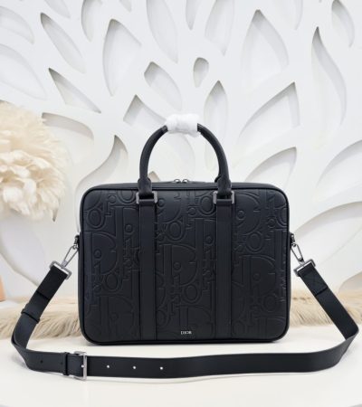 Replica Dior Gravity Briefcase Black - high-quality designer bag clone