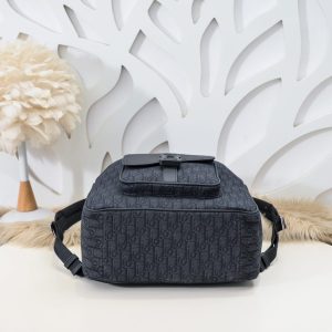 Replica Dior Saddle Zip Backpack Black - best-selling designer handbag dupe