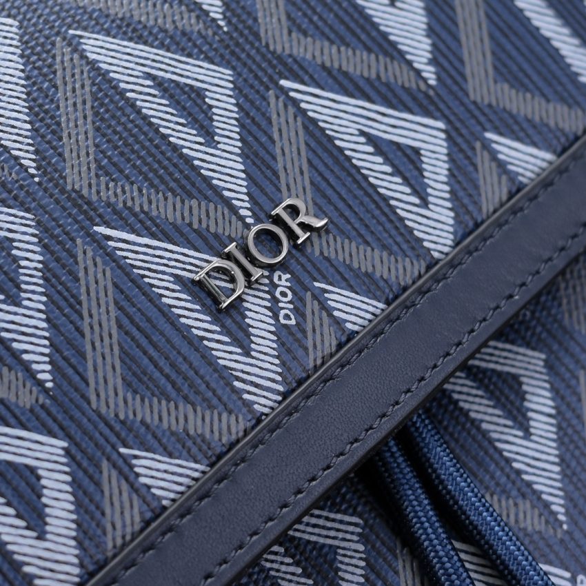 Replica DIOR Hit The Road Backpack Blue Diamond - top-rated replica designer bag