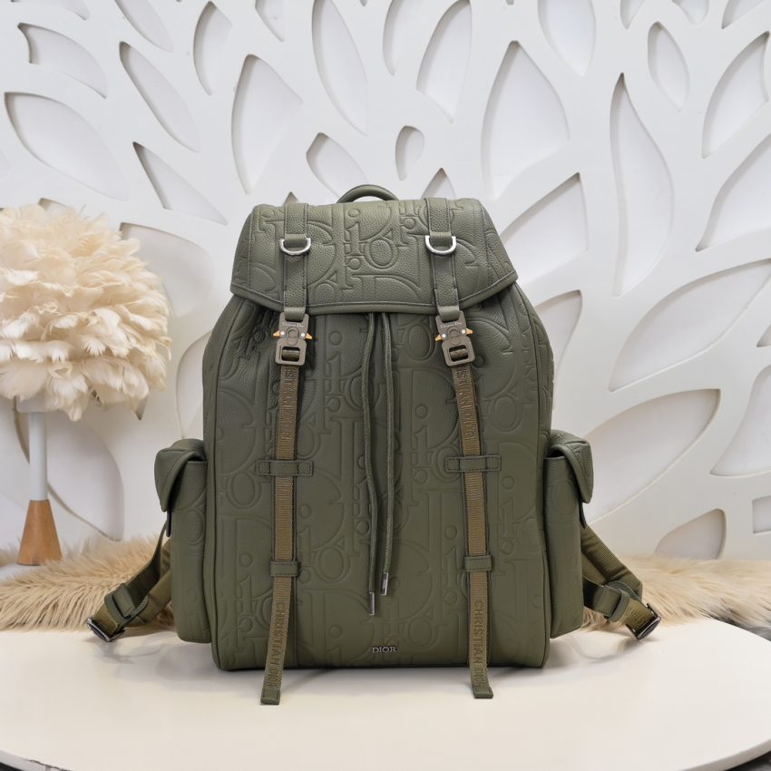 Replica DIOR Hit the Road Backpack with Flap Khaki - top-rated replica designer bag