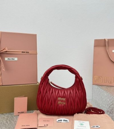 Replica Miu Miu Wander Red - ultra-realistic fake designer tote