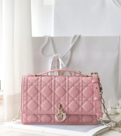 Replica My Dior Top Handle Bag Pink - premium 1:1 fake handbag model