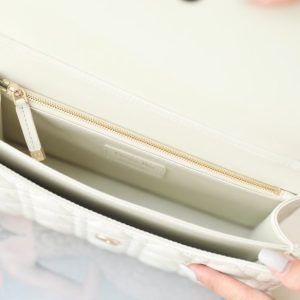 Replica My Dior Top Handle Bag White - high-end fake designer purse
