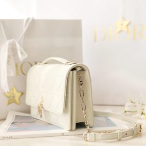 Replica My Dior Top Handle Bag White - top-rated replica designer bag
