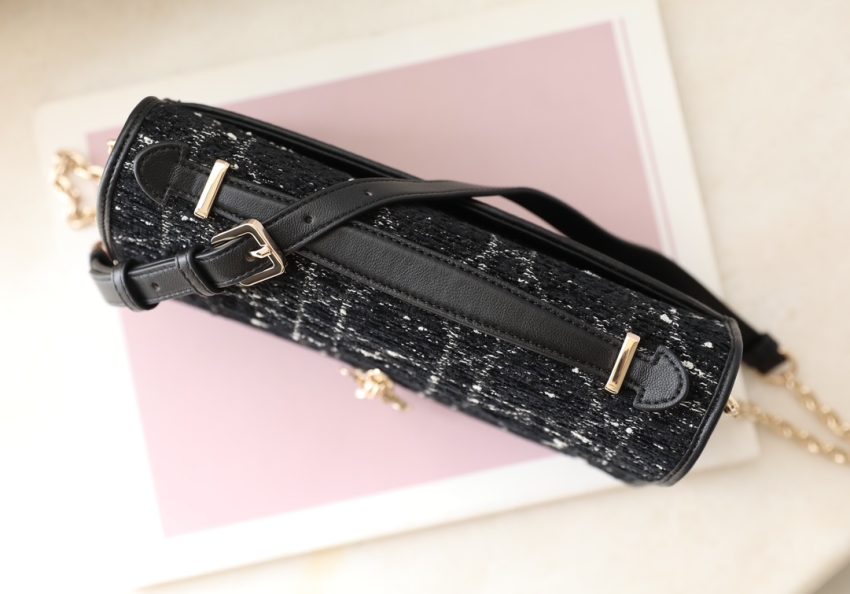 Replica My Dior Top Handle Bag Black Canvas - ultra-realistic fake designer tote