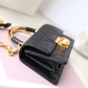Replica Dior Ange Black - authentic-look luxury purse replica