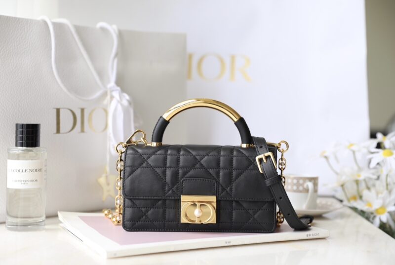 Replica Dior Ange Black - premium-grade designer purse dupe