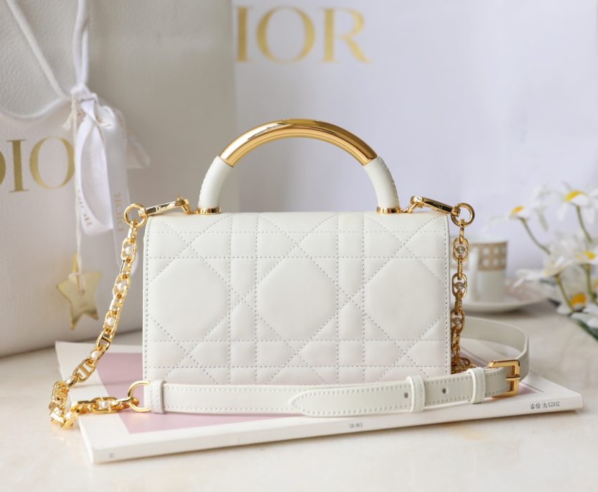 Replica Dior Ange White - best quality luxury bag dupe