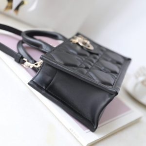 Replica Dior Tote Book Mini Black - top-rated replica designer bag