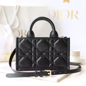 Replica Dior Tote Book Mini Black - high-quality designer bag clone