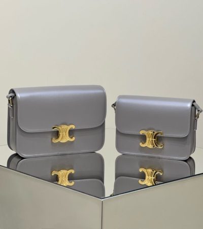 Replica Celine Triomphe Mini Grey - top-rated replica designer bag