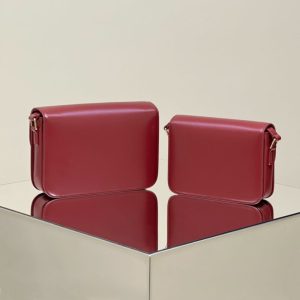 Replica Celine Triomphe Mini Bordeaux - premium-grade designer purse dupe