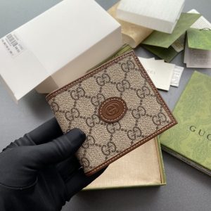 Replica Gucci Interlocking Wallet Brown - realistic designer-inspired fake bag