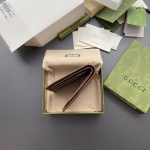 Replica Gucci Interlocking Wallet Brown - premium 1:1 fake handbag model
