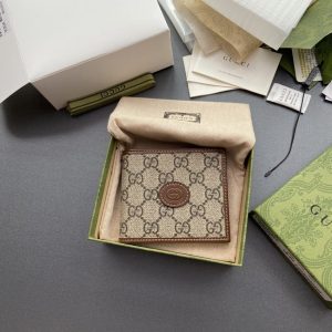 Replica Gucci Interlocking Wallet Brown - elite superclone designer purse