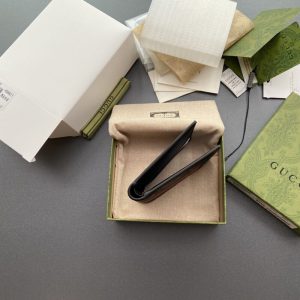 Replica Gucci Double G bifold Wallet Leather - authentic-look luxury purse replica