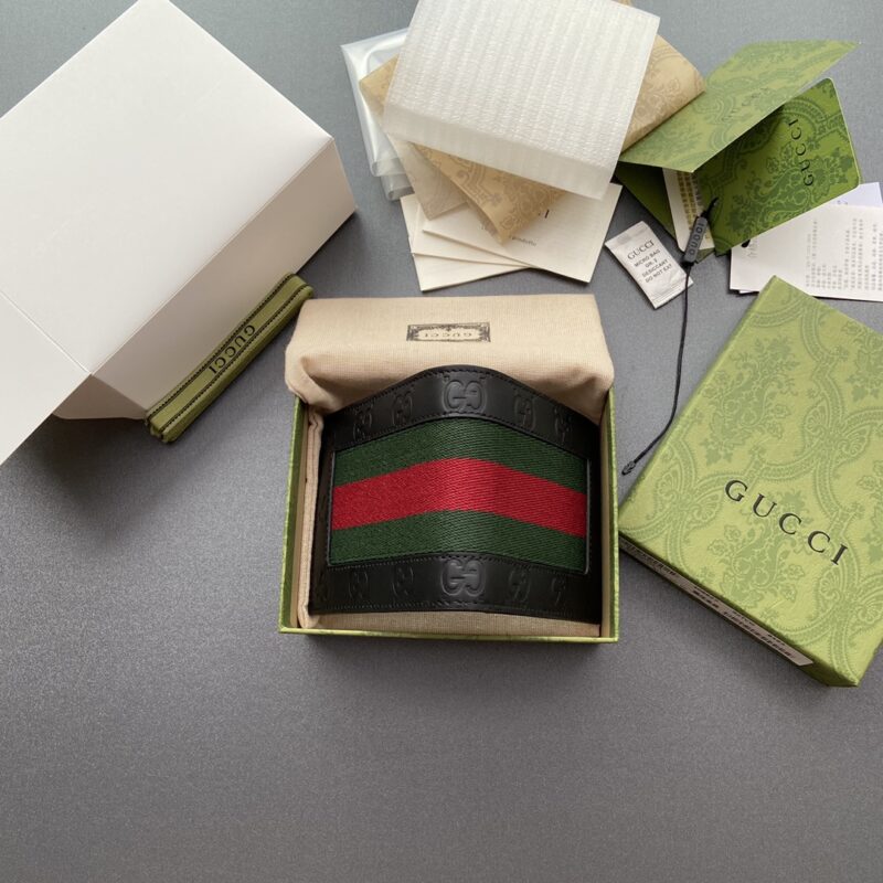 Replica Gucci Double G bifold Wallet Leather - elite superclone designer purse