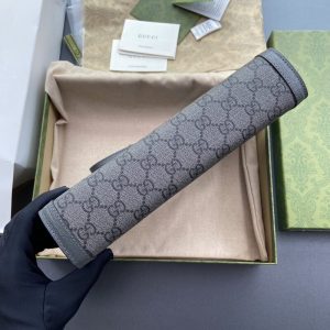 Replica Gucci G Ophidia Clutch Grey - authentic-look luxury purse replica