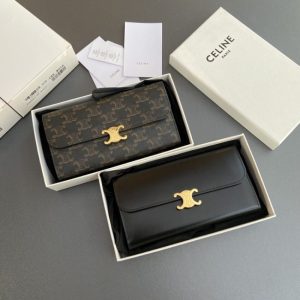 Replica Celine Triumphe Long Wallet - premium 1:1 fake handbag model