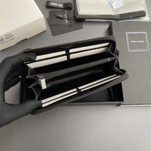 Replica Yves Saint Laurent Long Zippered Wallet - top-rated replica designer bag