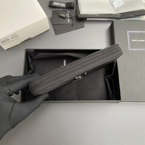 Replica Yves Saint Laurent Long Zippered Wallet - premium 1:1 fake handbag model