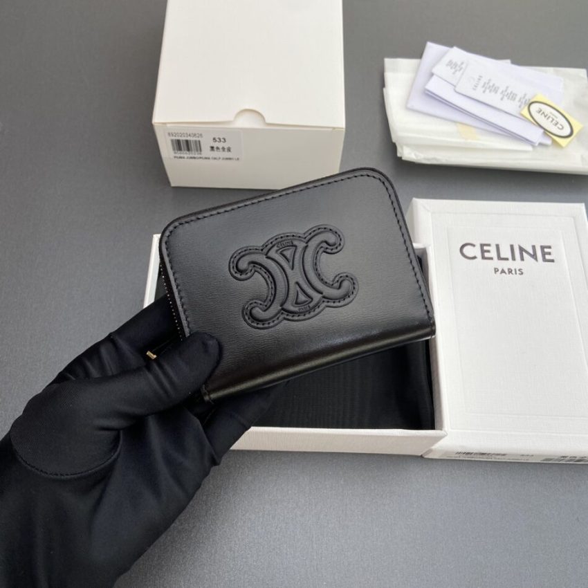 Replica Celine Triumphe Small Zippy Wallet - best quality luxury bag dupe
