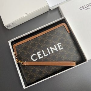 Replica Celine Triumphe Clutch Brown - premium-grade designer purse dupe